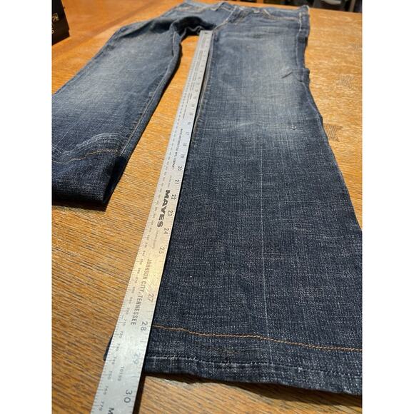 Seven For All Mankind Dojo Flare Jeans Size 25 X 29 - Picture 5 of 8